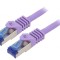 Cablu Patch S/FTP Cat6a Cu LSZH Violet 1,5m