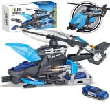 Set de joaca elicopter cu masinuta politie