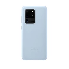 HUSA Smartphone Samsung, pt Galaxy S20 Ultra, tip back cover (protectie spate), piele, ultrasubtire, albastru, &quot;EF-VG988LLEGEU&quot;
