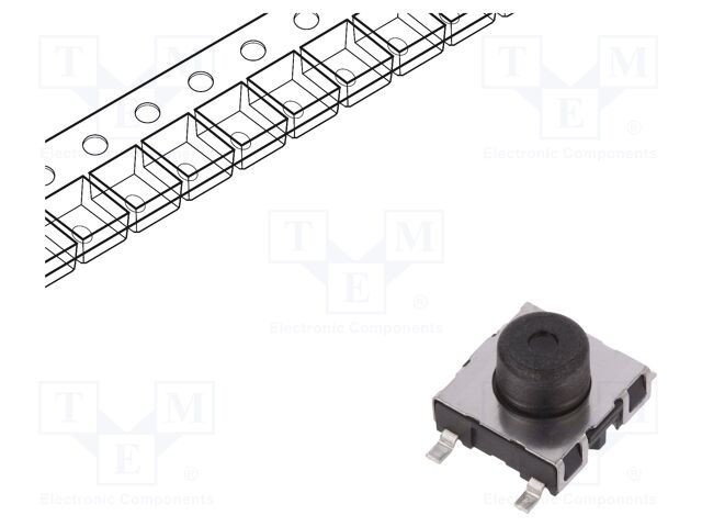 Micro&icirc;ntrerupător TACT SPST-NO 0,05A/42VDC SCHURTER