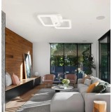 Lustra LED cu telecomanda Dita 48W dimabila Alb AT1CT-IM1P-HT2L-LT803/2WH