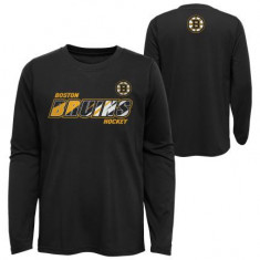 Boston Bruins tricou cu măneci lungi pentru copii Rink Reimagined LS Ultra black - Dětské XL (14 - 16 let)