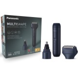 Pachet trimmer nas/urechi/fata &amp;amp; aparat de ras Panasonic MultiShape XSHAPE JUNIOR, 3 lame, utilizare piele umed/uscat, acumulator Li-Ion, quick ch