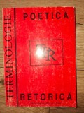 Terminologie: Poetica retorica- Val. Panaitescu, Stefan Avadanei