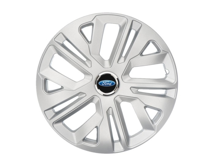 Set 4 capace roti 15`` Raven Gri, Compatibile cu Ford