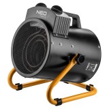 Incalzitor Electric Industrial NEO Tools 3kW, Termostat, IPX4, Carcasa Metalica, Pentru Atelier, Garaj