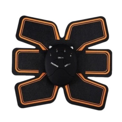 Centura electrostimulare FOXMAG24, Six Pack abdominala, negru foto