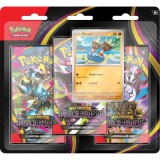 Set 3 pachete de carti, Pokemon TCG, Mega Evolution, Pitch Black, Blister, Binacle