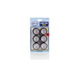 Set 6 buc banda izolatoare adeziva neagra, 6 mm x 5 metri