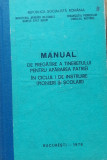 MANUAL DE PREGATIRE A TINERETULUI PENTRU APARAREA PATRIEI ( 1978)