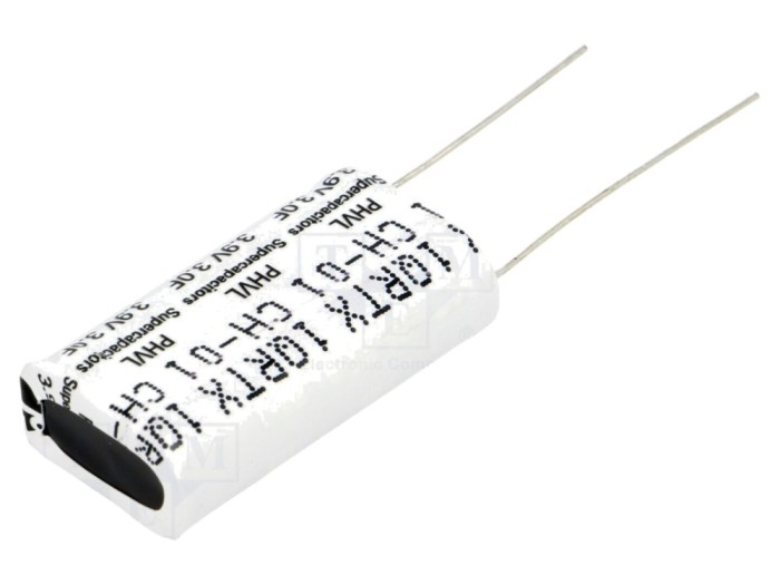 Supercondensator THT 3F 3,9V