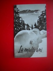 HOPCT 9110 LA MULTI ANI/ PEISAJ DE IARNA / -FELICITARE CRACIUN / AN NOU -1 FILA -CIRCULATA