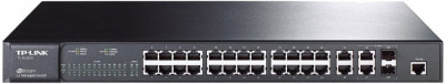 Switch TP Link TL-SL3428 24 porturi Fast Ethernet 4 porturi Gigabit 2 SFP foto