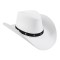 Palarie cowboy Wichita alb