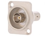 Adaptor BNC Soclu Izolat 75&Omega; Argintiu