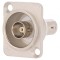 Adaptor BNC Soclu Izolat 75&Omega; Argintiu