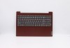 Carcasa superioara cu tastatura palmrest Laptop, Lenovo, IdeaPad 3-15IGL05 Type 81WQ, 5CB0X57620, AM1JV000300, AP1JV000650, Coral Red, layout US