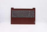 Carcasa superioara cu tastatura palmrest Laptop, Lenovo, IdeaPad 3-15IGL05 Type 81WQ, 5CB0X57620, AM1JV000300, AP1JV000650, Coral Red, layout US