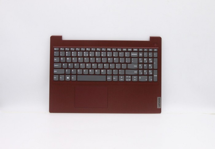 Carcasa superioara cu tastatura palmrest Laptop, Lenovo, IdeaPad 3-15IGL05 Type 81WQ, 5CB0X57620, AM1JV000300, AP1JV000650, Coral Red, layout US
