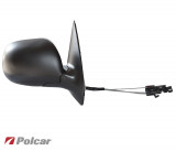 Oglinda exterioara Skoda Fabia 2000-2007 (manuala ) - partea dreapta, geam cromat, convex, capac prevopsit , model MIC Kft Auto, Polcar