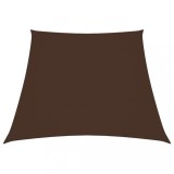 Cumpara ieftin Parasolar, maro, 3/4x3 m, țesătură Oxford, trapez