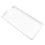 Husa silicon S-line alba pentru Sony Xperia ZR (M36H)