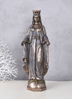 Statueta triptica cu Madona din rasini WU75630A4 foto