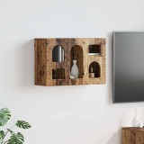 vidaXL Dulap suspendat Lemn vechi 60 x 20 x 40 cm Lemn compozit 891382