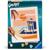 Cumpara ieftin Ravensburger - CreArt pictura pe numere pentru adulti cabana pe plaja