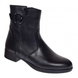 Botine dama din piele naturala imblanite Garda GKR123N