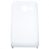 Husa tip capac spate alba (cu puncte) pentru Samsung Galaxy Ace Duos S6802, Plastic
