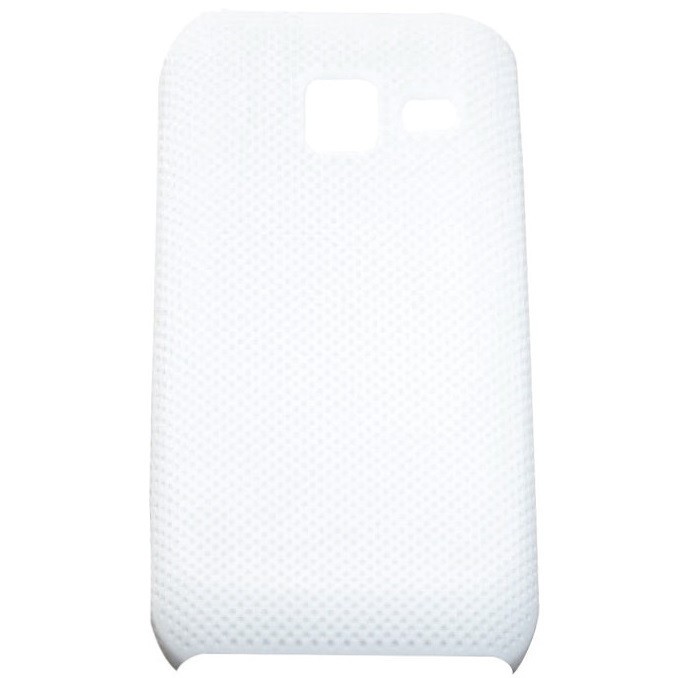 Husa tip capac spate alba (cu puncte) pentru Samsung Galaxy Ace Duos S6802