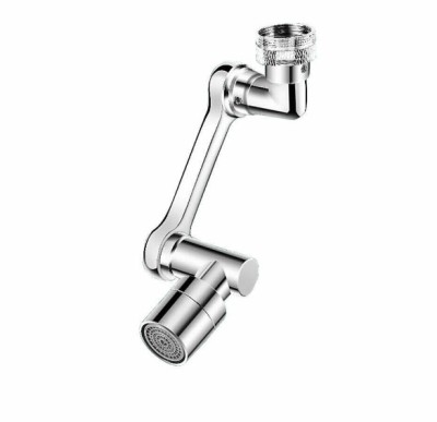 Extensie prelungitor pentru robinet din inox, capat rotativ 360 de grade, inox foto