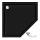 Cadita de dus Diamond Black 90x90 cm negru