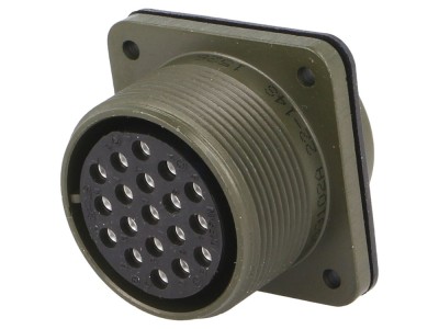 Conector circular 22 mm, 19 pini foto