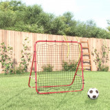 VidaXL Rebounder ajustabil de antrenament fotbal, 96x80x96 cm, oțel/PE