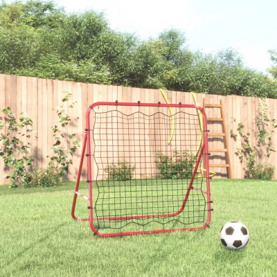 vidaXL Rebounder ajustabil de antrenament fotbal, 96x80x96 cm, oțel/PE foto