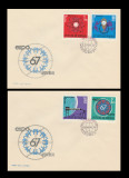 1967 Romania - 2 FDC Expo &#039;67 Montreal, LP 665, Romania de la 1950, Organizatii internationale