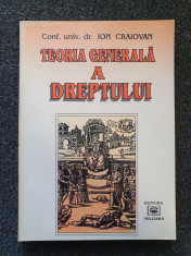 TEORIA GENERALA A DREPTULUI - Craiovan foto