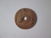 Indochina Franceza 1 Cent 1922 an rar in stare slaba, Asia, Bronz