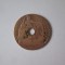 Indochina Franceza 1 Cent 1922 an rar in stare slaba