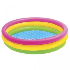 Piscina gonflabila rotunda copii multicolora sezut gonflabil 110x30x43cm DNC62999 foto