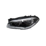 Far BMW 5; stanga, cu iluminare viraje, fara sigla BMW, LED, ECE, ajustare electrica, fara unitate de control, 63 11 7 352 481, 63 11 7 378 519,