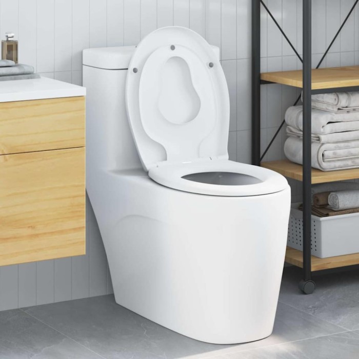 Capac WC de familie, șezut de copii, eliberare rapidă duroplast