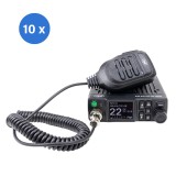 Pachet 10 Statii Radio CB PNI Escort HP 8900 ASQ 12V/24V cu ASQ si Ecran LCD Color