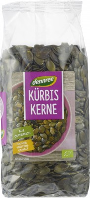 Seminte de dovleac origine Austria bio 500g Dennree foto