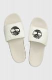 Timberland papuci Playa Sands Sports Slide culoarea alb TB0A24WN1001-WHITE