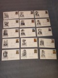 Vestul Salbatic Lot 15 plicuri prima zi America Legende ale Vestului Salbatic 1994
