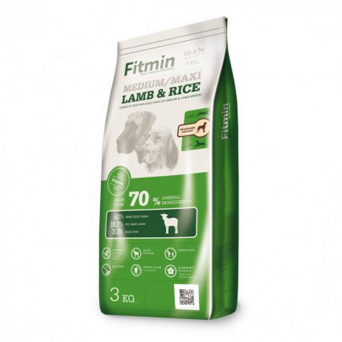 Fitmin Dog Medium / Maxi Lamb &amp;amp; Rice 3 kg