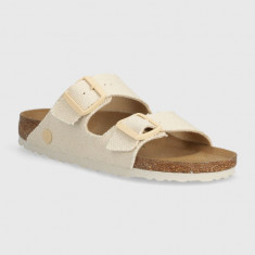 Birkenstock papuci Arizona femei, culoarea bej, 1026677